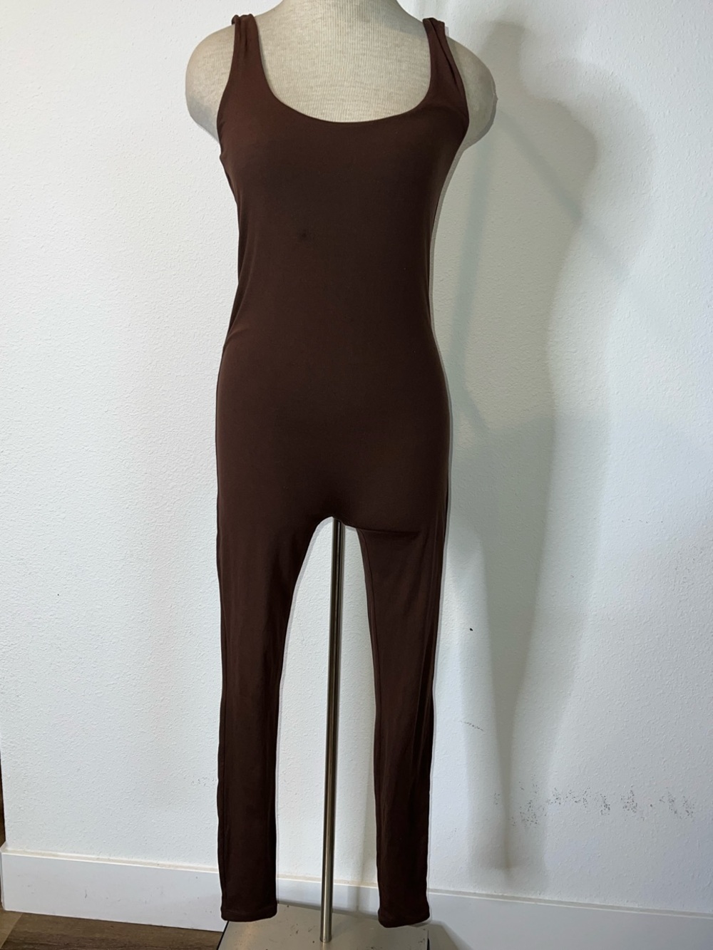 Bumpsuit Chocolate Brown Sleeveless Jumpsuit